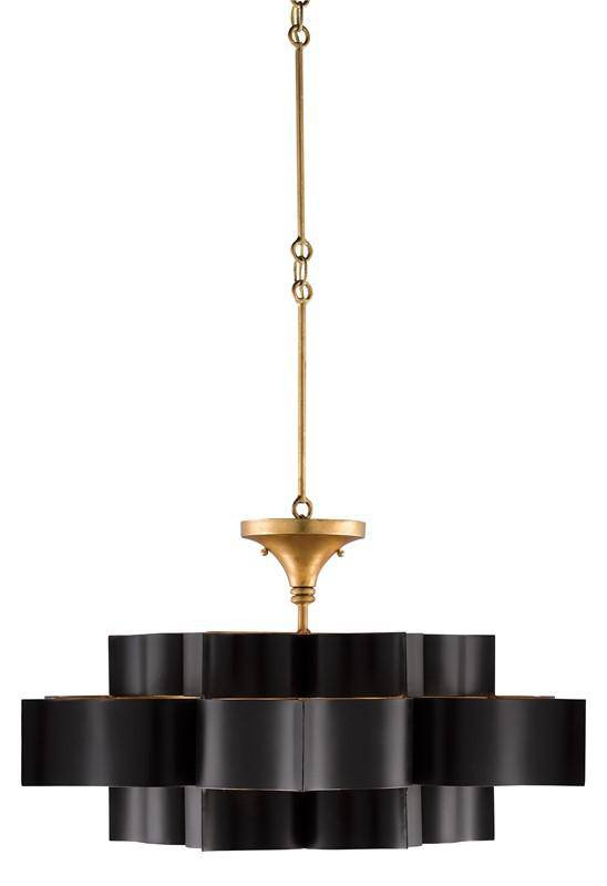 Grand Lotus Black Large Chandelier - Maison de Kristine