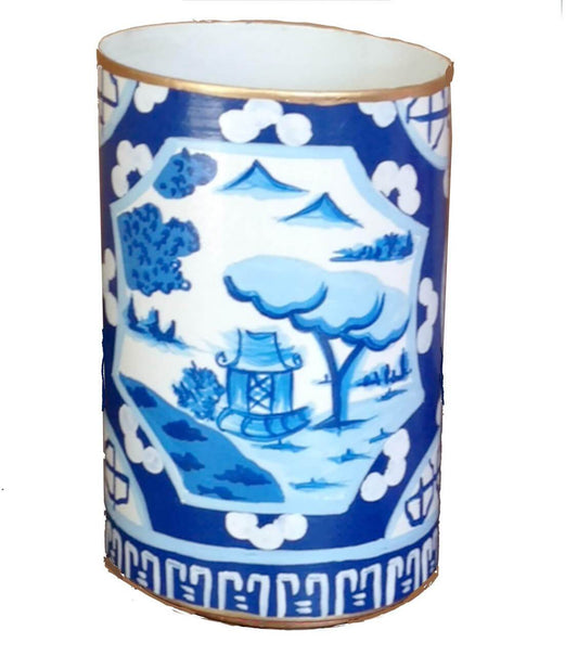 Canton in Blue Pencil Holder - Maison de Kristine