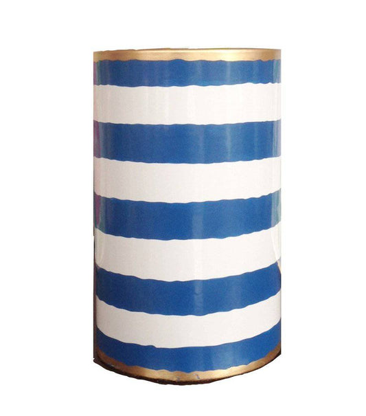 Navy Striped Hand Painted Pen Holder - Maison de Kristine