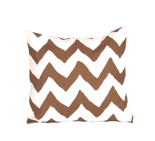 Brown Bargello  22" Pillow By Dana Gibson - Maison de Kristine