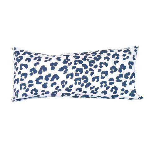 Navy Ocelot Lumbar Pillow by Dana Gibson - Maison de Kristine