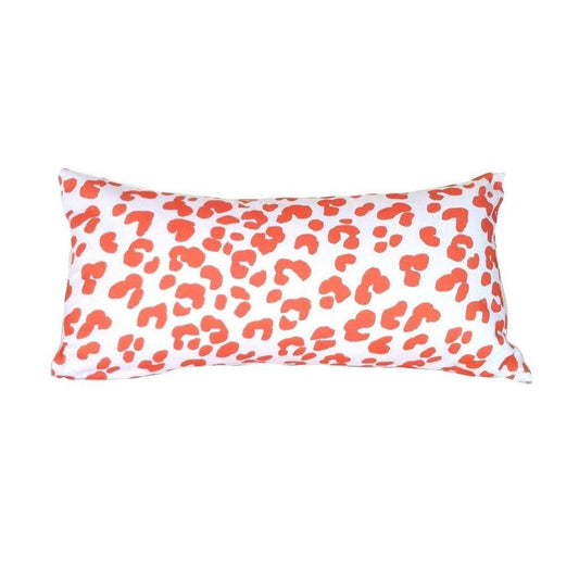 Orange Ocelot Lumbar Pillow By Dana Gibson - Maison de Kristine