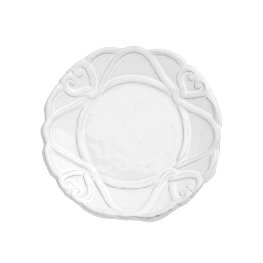 Bella Bianca Ribbon Bread Plates Set of 4 - Maison de Kristine