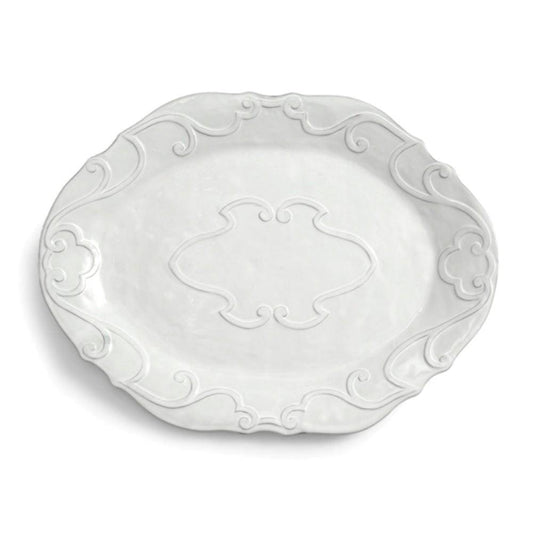 Bella Bianca Ribbon Oval Platter - Maison de Kristine