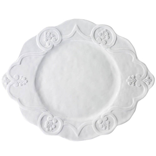 Bella Bianca Scalloped White Charger - Maison de Kristine