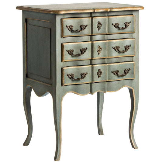 Roosevelt 3 Drawer Chest/Dresser in Grey by French Market Collection - Maison de Kristine