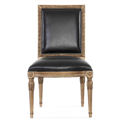 St. Charles Black Side Chairs (Pair of 2) - Maison de Kristine