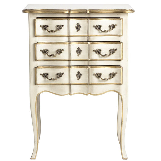 Roosevelt 3 Drawer Chest/Dresser in Creme by French Market Collection - Maison de Kristine