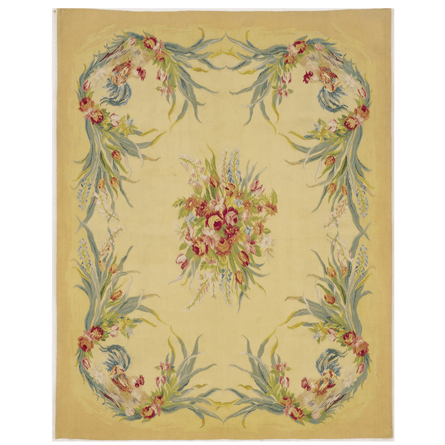 Something to Crow About Aubusson Rug - Maison de Kristine