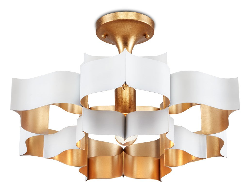 Grand Lotus Chandelier Small by Currey and Company