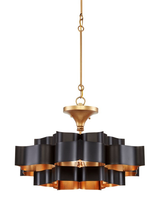 Grand Lotus Large Chandelier by Currey and Company