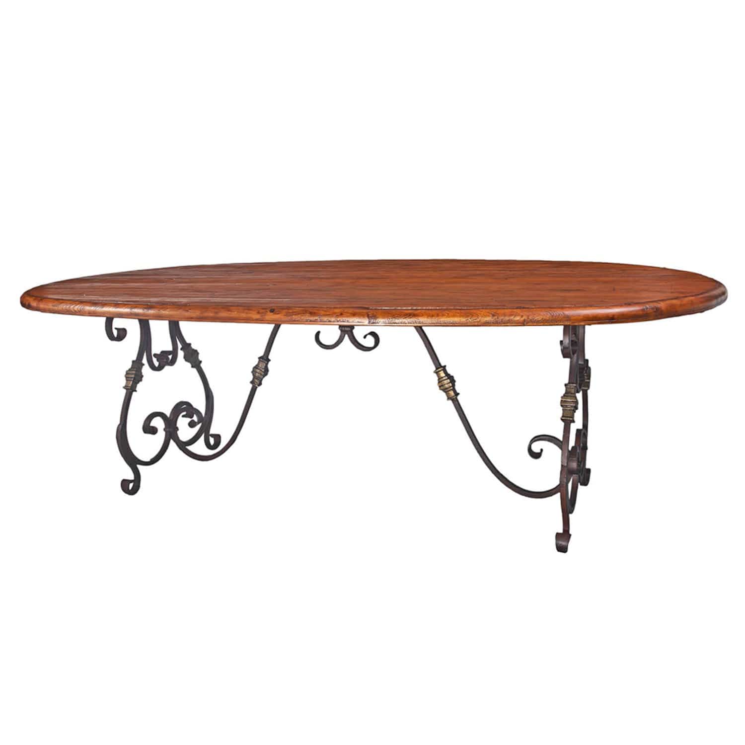 Oval Rustic Pine Table - Maison de Kristine