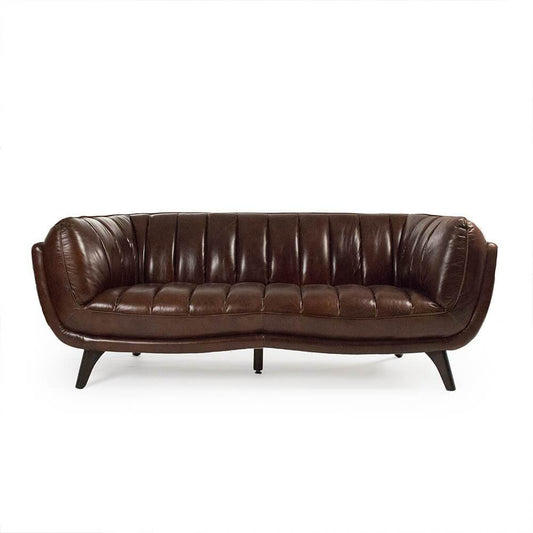 Brice Leather Sofa - Maison de Kristine