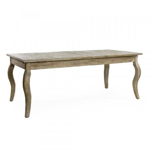 Rhone Oak Dining Table Limed Grey - Maison de Kristine