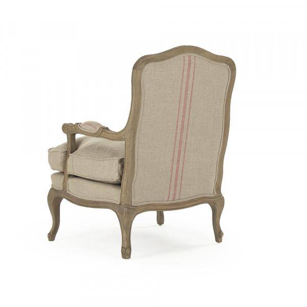 Bastille Red Stripe Love Arm Chair - Maison de Kristine